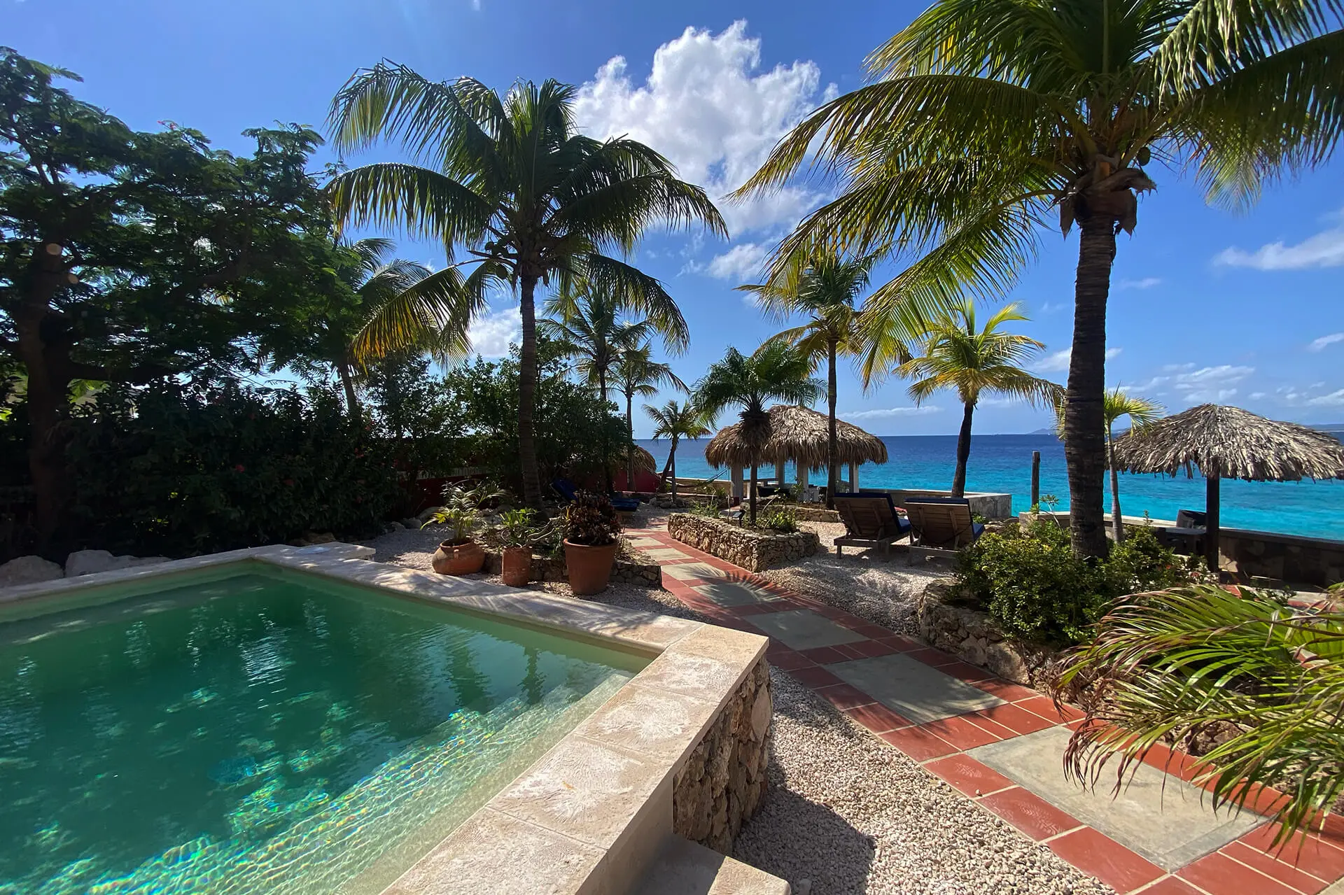 Waterfront and pool